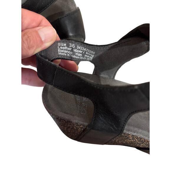 Dansko black wedge clogs size 36 - Picture 2 of 5